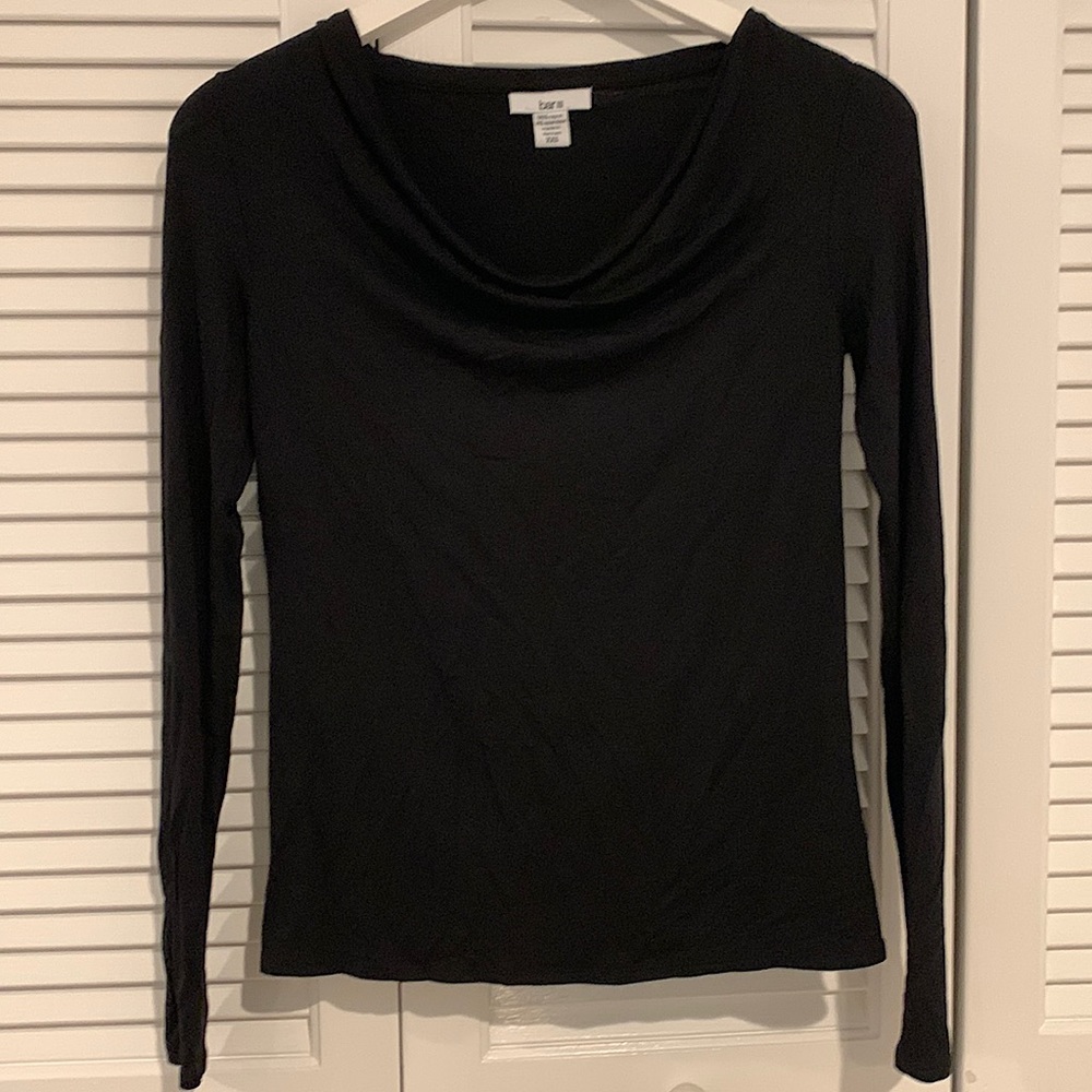 bar iii Black Long Sleeved Shirt